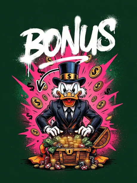 Welkomstbonus promotie met schatkist vol geld
